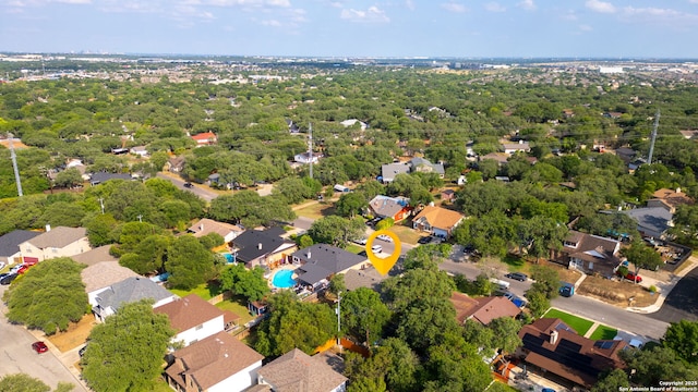 2723 Woodline, San Antonio, TX 78251 - aerial perspective of suburban area