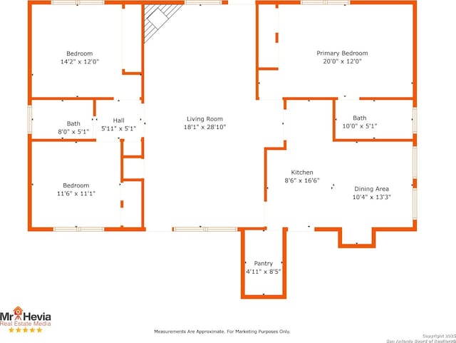2723 Woodline, San Antonio, TX 78251 - floor plan / room layout