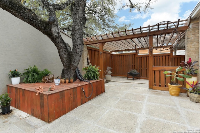 3811 E Songbird Ln, San Antonio, TX 78229 - view of patio with a pergola