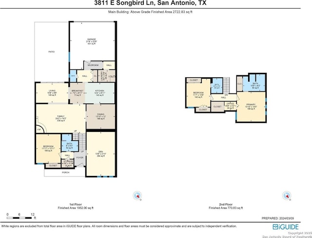 3811 E Songbird Ln, San Antonio, TX 78229 - room layout