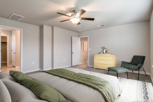 5614 Burr Blf, San Antonio, TX 78266 - bedroom featuring baseboards and a ceiling fan