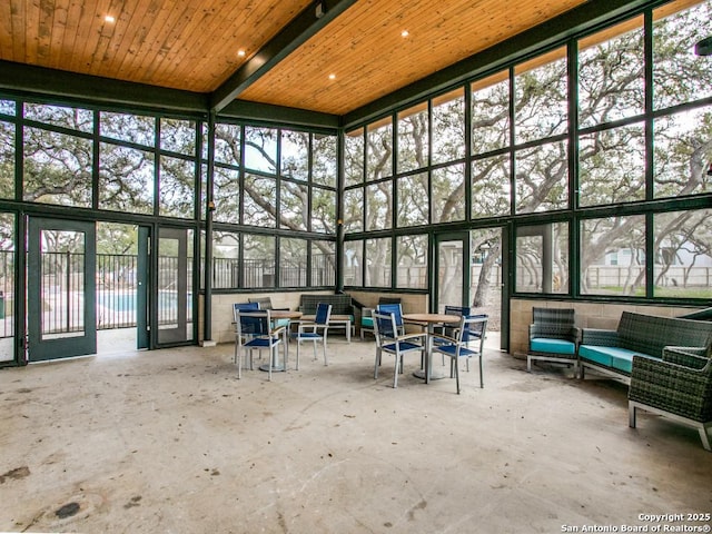 5614 Burr Blf, San Antonio, TX 78266 - view of sunroom
