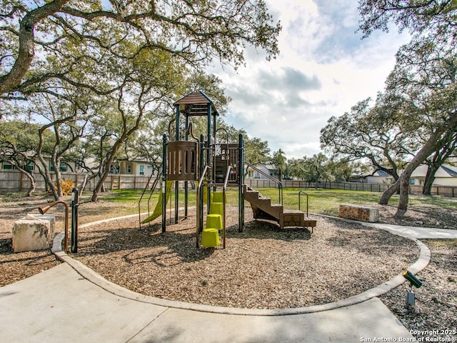 5614 Burr Blf, San Antonio, TX 78266 - view of community jungle gym