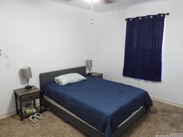 155 Scenic Cir, Lakehills, TX 78063 - carpeted bedroom with baseboards