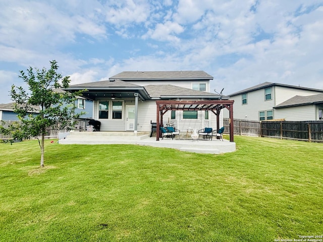 4902 Oxbow Bnd, Saint Hedwig, TX 78152 - back of house featuring a gazebo and a patio area