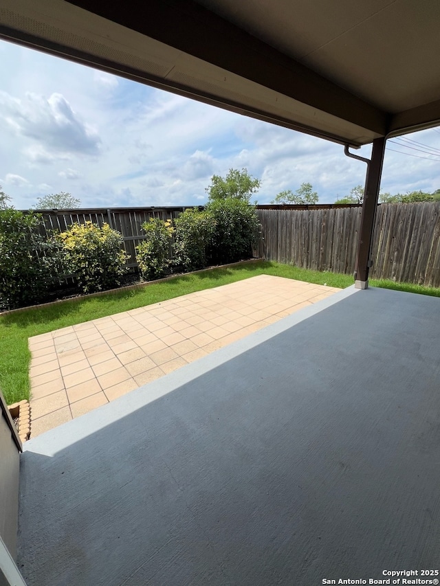 4823 Cambridge Park, Converse, TX 78109 - fenced backyard featuring a patio