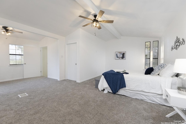 3160 Weil, Marion, TX 78124 - bedroom with multiple windows, carpet, ceiling fan, and baseboards