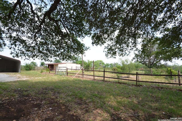 3160 Weil, Marion, TX 78124 - view of yard with a rural view and an outdoor structure