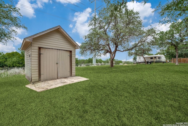 3343 Dove Park Ln, San Antonio, TX 78253 - view of yard featuring a garage