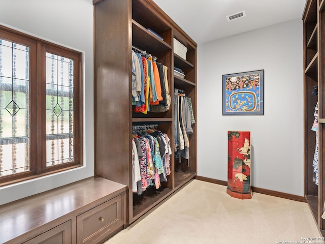 2835 Palomino Spgs, Bandera, TX 78003 - spacious closet with carpet flooring