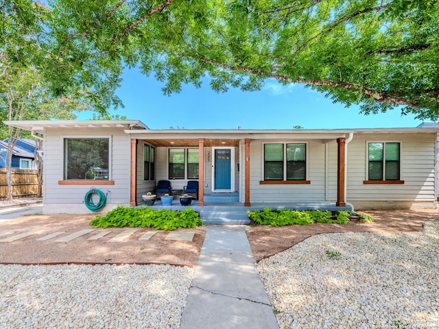 221 Harmon, San Antonio, TX 78209 - ranch-style home with a porch