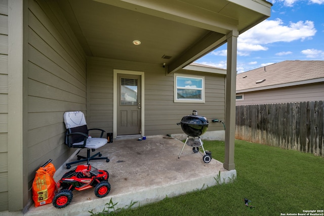 31646 Untrodden Way, Bulverde, TX 78163 - view of patio / terrace featuring a grill
