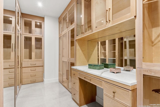 6 Turin Ct, San Antonio, TX 78257 - spacious closet featuring light tile patterned floors