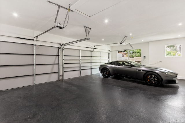 6 Turin Ct, San Antonio, TX 78257 - garage featuring recessed lighting and a garage door opener