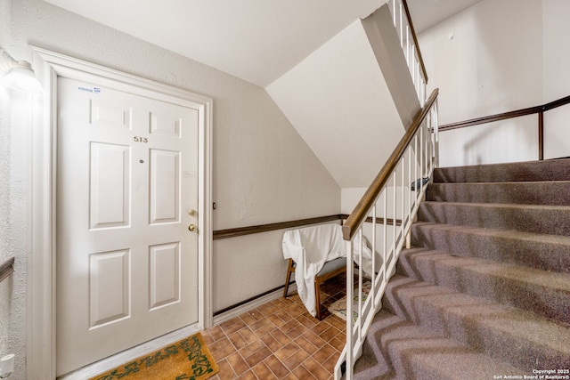 5359 Fredericksburg Unit 513, San Antonio, TX 78229 - foyer entrance featuring stairway