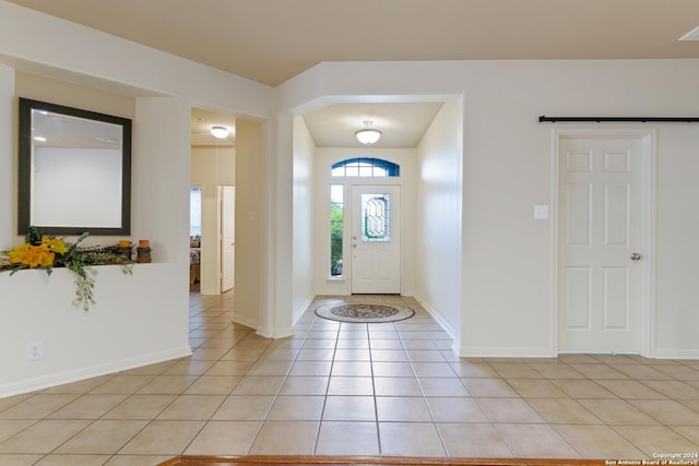 1711 Mountain, San Antonio, TX 78258 - foyer featuring light tile patterned floors and baseboards