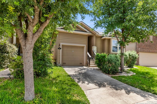 7238 Sunny Day, San Antonio, TX 78240 - ranch-style home with driveway and an attached garage