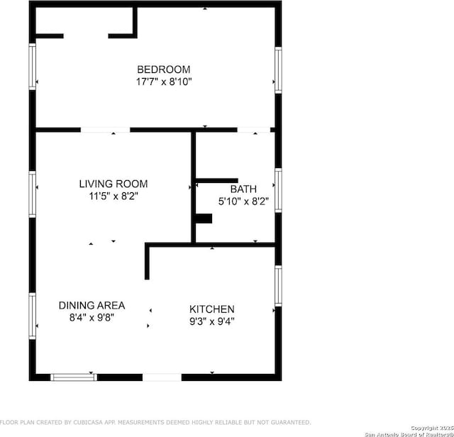 1024 W Mistletoe, San Antonio, TX 78201 - home floor plan