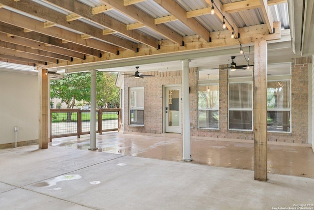 251 Las Brisas, Seguin, TX 78155 - view of patio with a ceiling fan