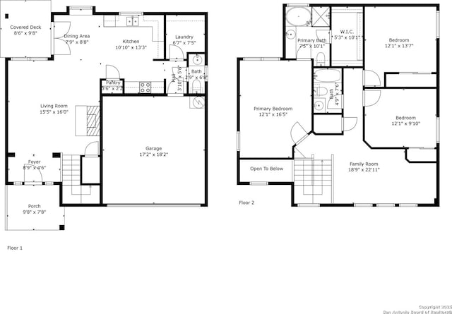 9026 Foxgrove Way, San Antonio, TX 78251 - property floor plan
