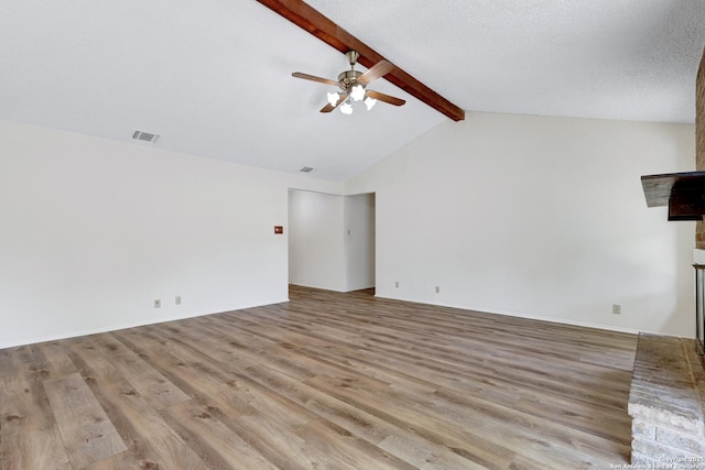 5810 Sky Country, San Antonio, TX 78247 - spare room featuring ceiling fan, wood finished floors, and a fireplace