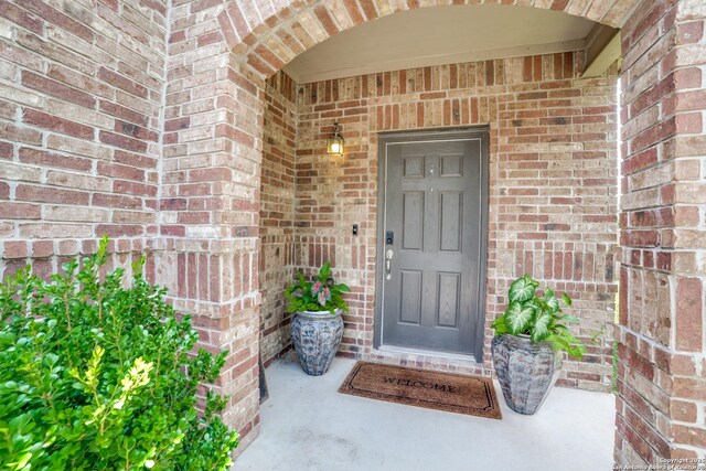 3006 Mission Bell, San Antonio, TX 78224 - property entrance with brick siding