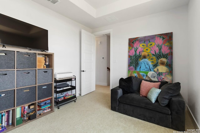 1512 Aubrey Pt, San Antonio, TX 78260 - carpeted living area featuring baseboards