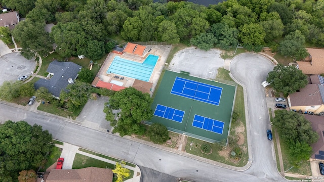 9219 George Kyle St, San Antonio, TX 78240 - view of property location with a pool area