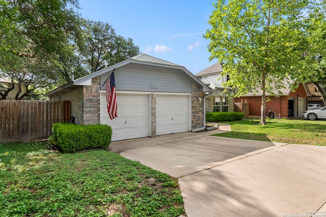 8826 Lost Bnd, San Antonio, TX 78240 - view of front of property with a garage and driveway
