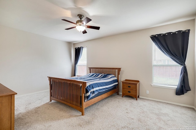 125 Wright Cv, Cibolo, TX 78108 - carpeted bedroom with ceiling fan and baseboards