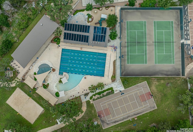 308 Sagecrest, Hollywood Park, TX 78232 - view from above of property