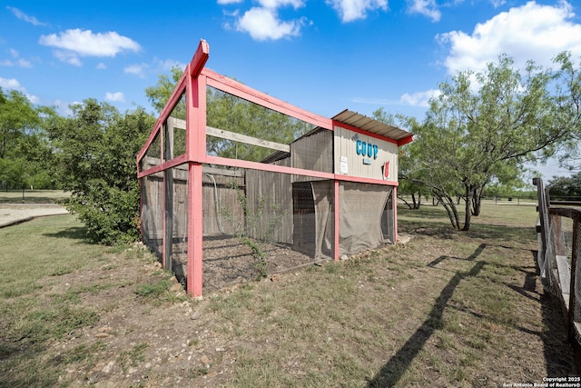 438 County Road 367, Hondo, TX 78861 - view of poultry coop with a lawn
