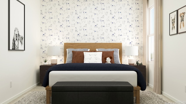 5739 Alope Way, Seguin, TX 78155 - carpeted bedroom featuring baseboards