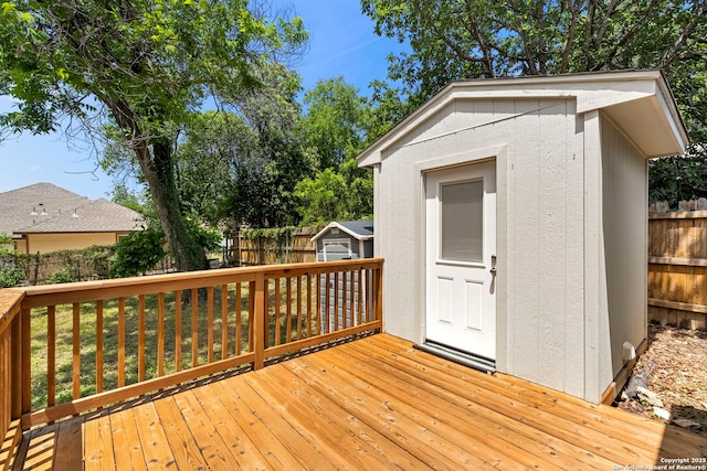 129 Odell, San Antonio, TX 78212 - wooden deck with a fenced backyard