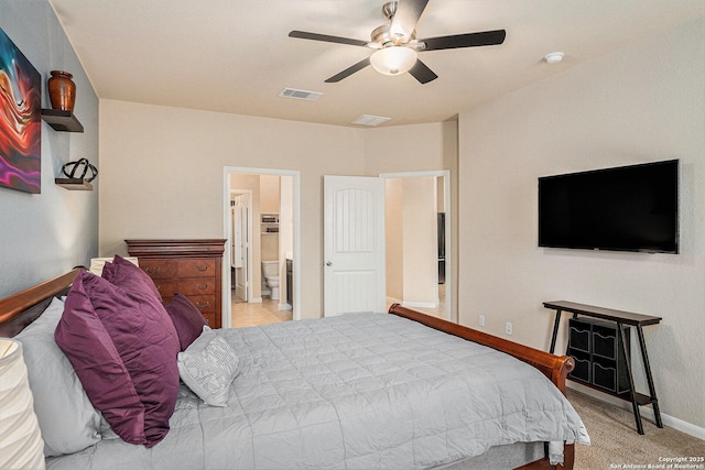 2196 New Castle, New Braunfels, TX 78130 - carpeted bedroom featuring baseboards and a ceiling fan