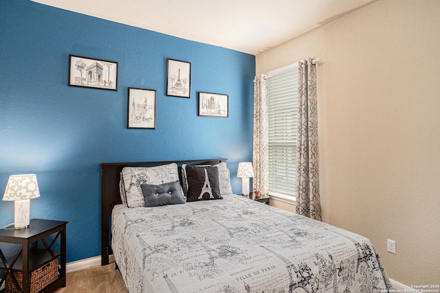 2196 New Castle, New Braunfels, TX 78130 - bedroom with baseboards, carpet floors, and a textured wall