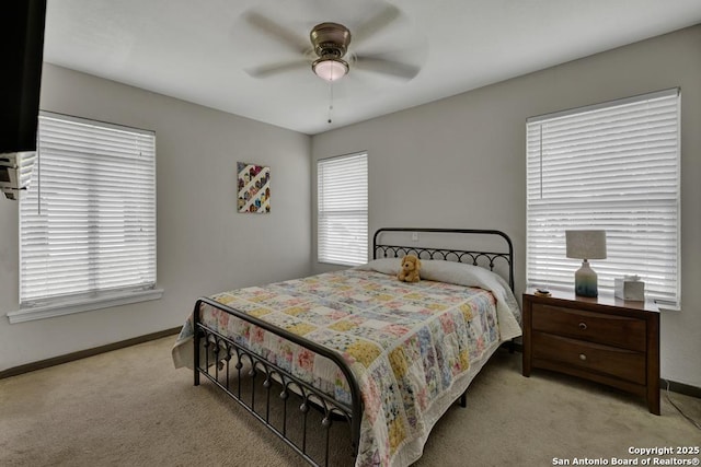 403 Dawnview Ln, San Antonio, TX 78213 - bedroom featuring carpet and a ceiling fan