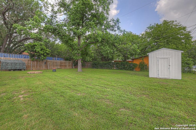 403 Dawnview Ln, San Antonio, TX 78213 - view of yard featuring a shed