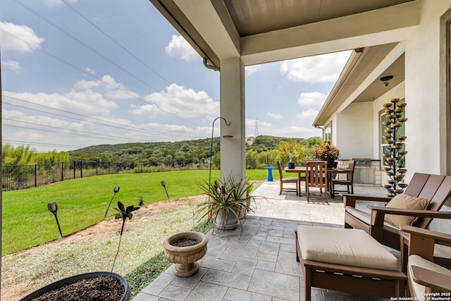 17703 San Felipe Bay, San Antonio, TX 78255 - view of patio / terrace featuring outdoor dining space