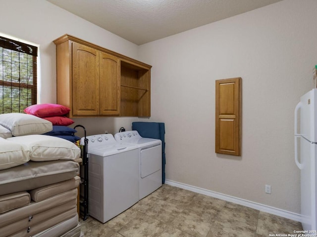 1280 Mystic Pkwy, Spring Branch, TX 78070 - washroom with separate washer and dryer, cabinet space, and baseboards