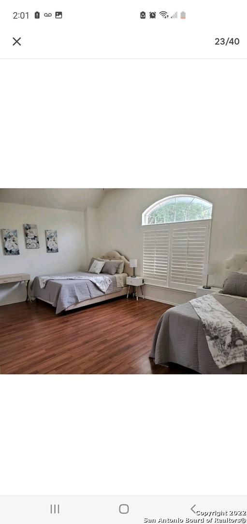 11427 Baltic Dr, San Antonio, TX 78213 - bedroom featuring wood finished floors