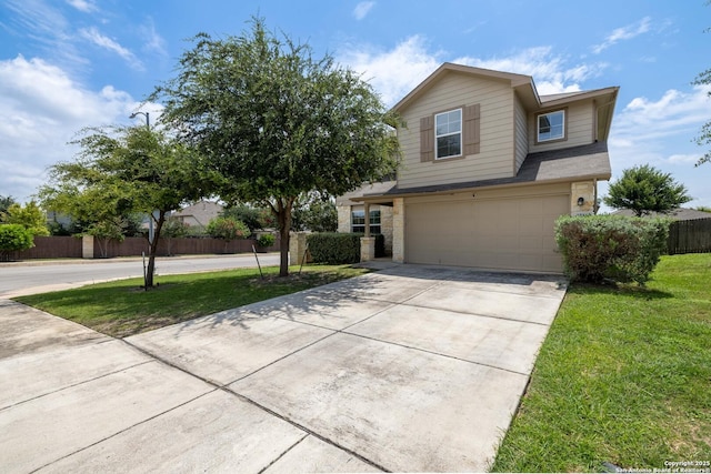 12162 Remilly Way, Schertz, TX 78154 - traditional-style home with driveway and an attached garage
