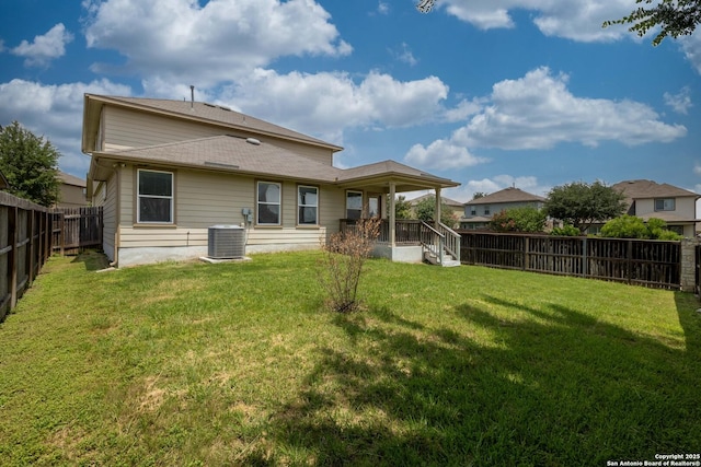 12162 Remilly Way, Schertz, TX 78154 - rear view of property featuring central AC unit