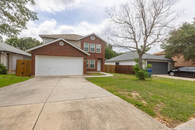 13043 Woller Crk, San Antonio, TX 78249 - traditional-style home featuring brick siding