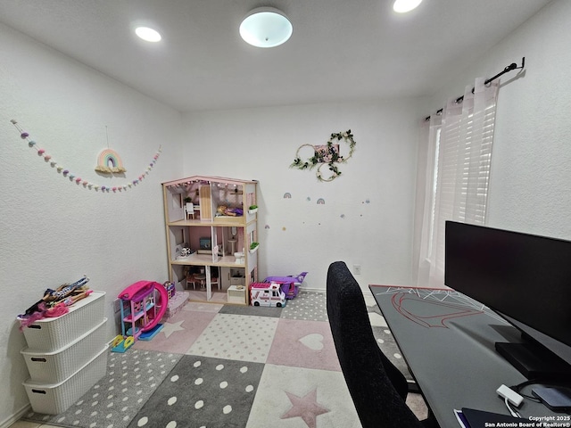 10518 Staggering, San Antonio, TX 78254 - office with tile patterned floors and recessed lighting