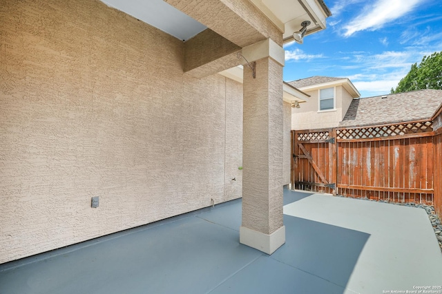 10907 Sangria Mist, San Antonio, TX 78249 - view of patio / terrace featuring a gate