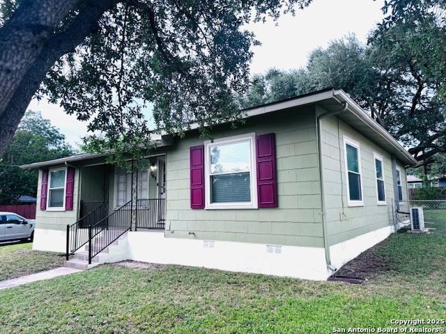 703 Mcdougal, San Antonio, TX 78223 - ranch-style home featuring crawl space and central AC unit
