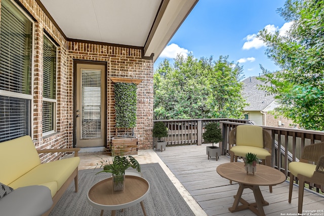 32241 Tamarind, Bulverde, TX 78163 - view of wooden terrace