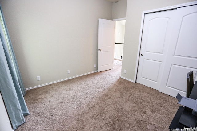 7239 Summer Way, San Antonio, TX 78240 - unfurnished bedroom with carpet flooring, baseboards, and a closet