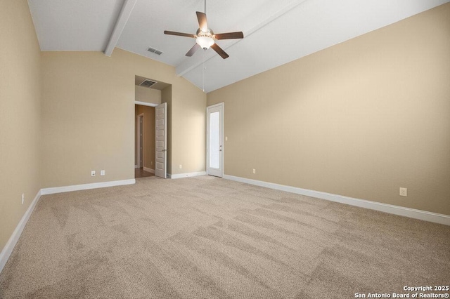 147 Bedingfeld, Shavano Park, TX 78231 - empty room with ceiling fan, light colored carpet, and baseboards